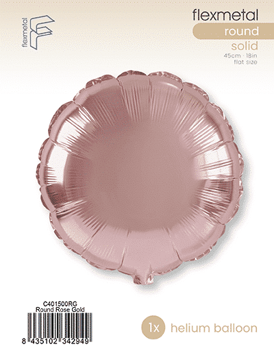 Round - Single Pack, Rose Gold