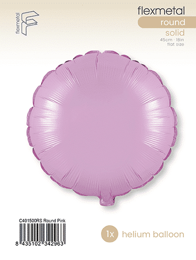 Round - Single Pack, Pastel Pink