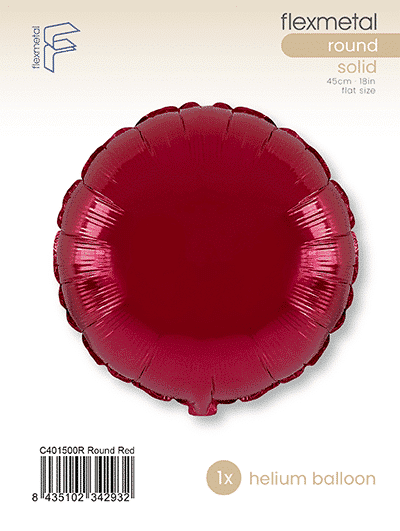 Round - Single Pack, Red