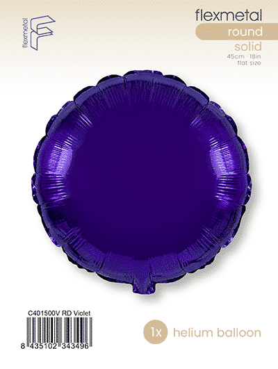 Round - Single Pack, Violet
