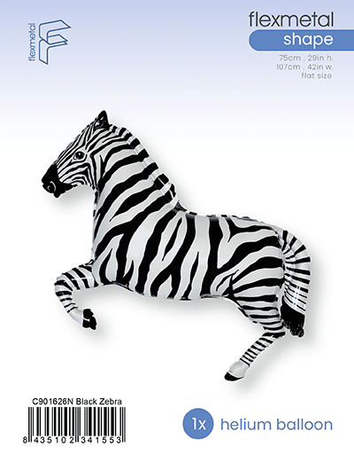 Zebra - Black, Single Pack
