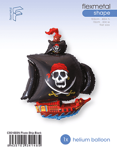 Pirate Ship - Single Pack, Black