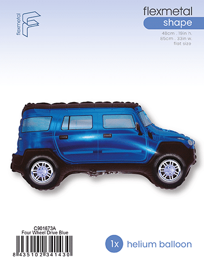 Four Wheel Driver - Blue, Single Pack