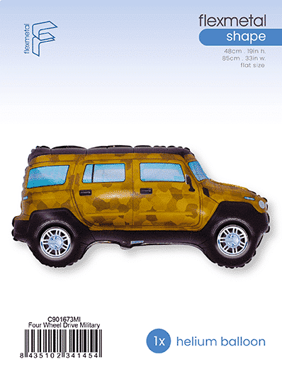Four Wheel Driver - Military, Single Pack
