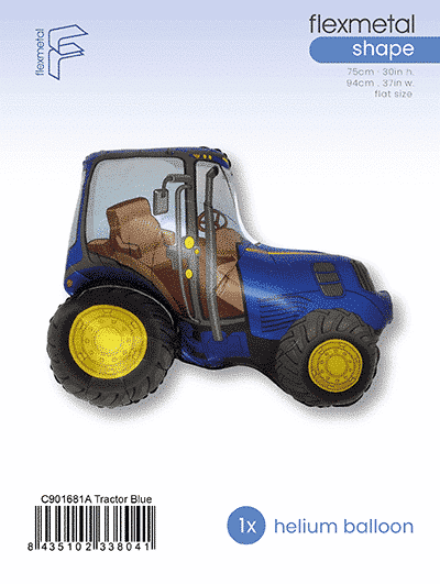 Tractor - Blue, Single Pack