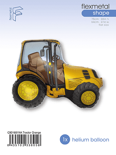 Tractor - Orange, Single Pack