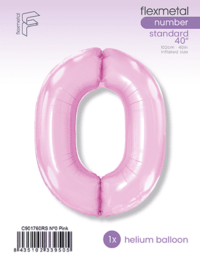 Number 0 - Pink, Single Pack