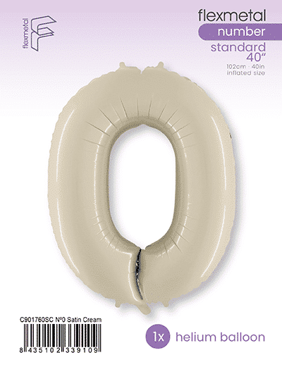 Number 0 - Satin Cream, Single Pack