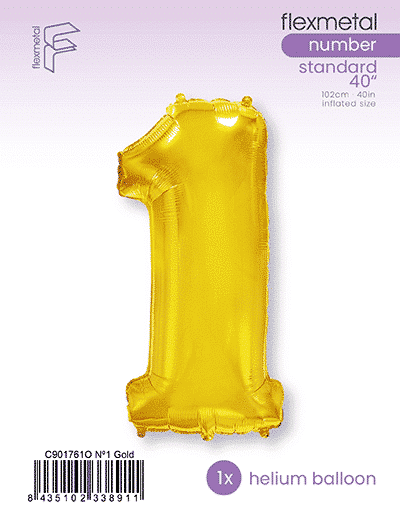Number 1 - Gold, Single Pack