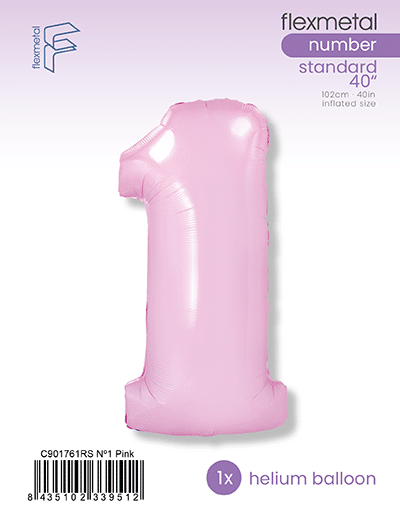Number 1 - Pink, Single Pack