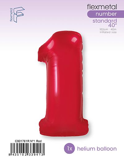 Number 1 - Red, Single Pack