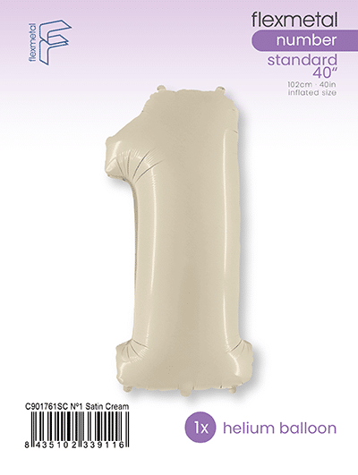 Number 1 - Satin Cream, Single Pack