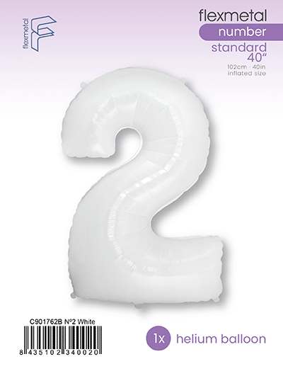 Number 2 - White, Single Pack