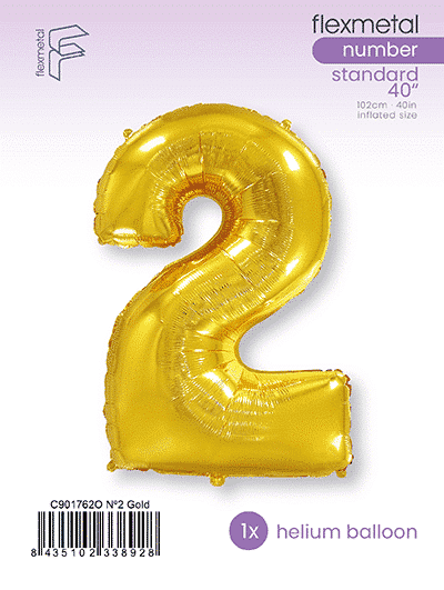 Number 2 - Gold, Single Pack