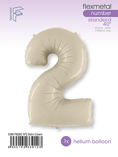Number 2 - Satin Cream, Single Pack