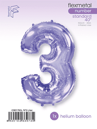 Number 3 - Lilac, Single Pack