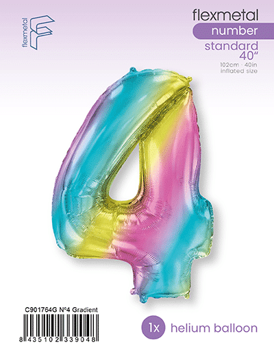 Number 4 - Gradient, Single Pack