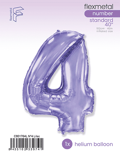 Number 4 - Lilac, Single Pack