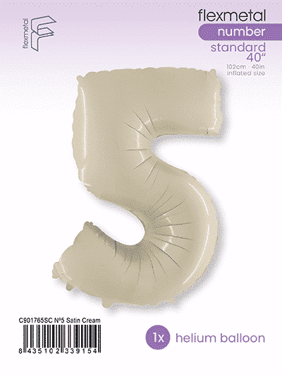 Number 5 - Satin Cream, Single Pack