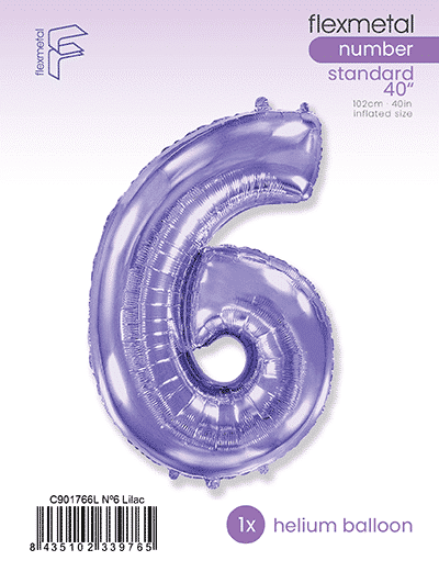 Number 6 - Lilac, Single Pack