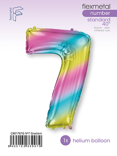 Number 7 - Gradient, Single Pack