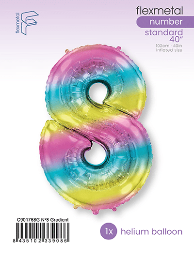 Number 8 - Gradient, Single Pack
