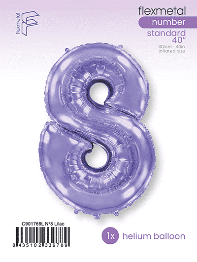 Number 8 - Lilac, Single Pack