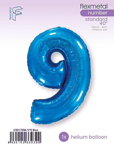 Number 9 - Blue, Single Pack