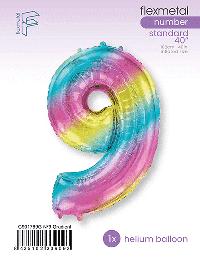 Number 9 - Gradient, Single Pack