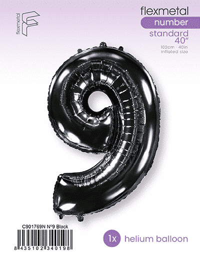 Number 9 - Black, Single Pack