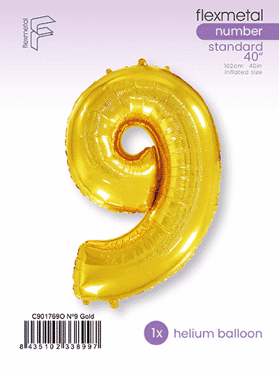 Number 9 - Gold, Single Pack