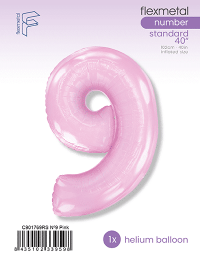 Number 9 - Pink, Single Pack