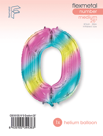 Number 0 - Single Pack, Gradient