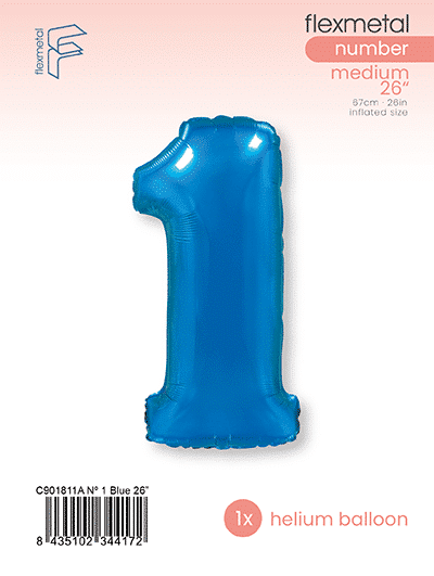 Number 1 - Single Pack, Blue