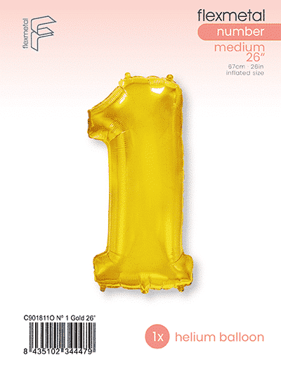 Number 1 - Single Pack, Gold