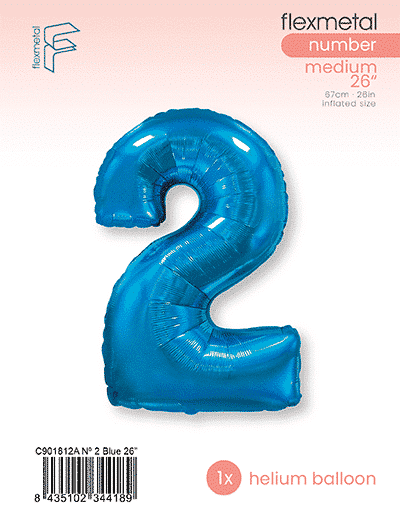 Number 2 - Single Pack, Blue