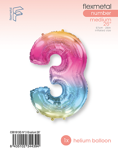 Number 3 - Single Pack, Gradient