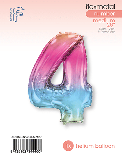Number 4 - Single Pack, Gradient