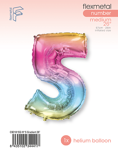 Number 5 - Single Pack, Gradient
