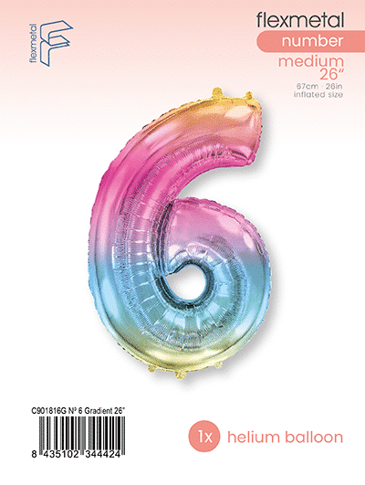 Number 6 - Single Pack, Gradient