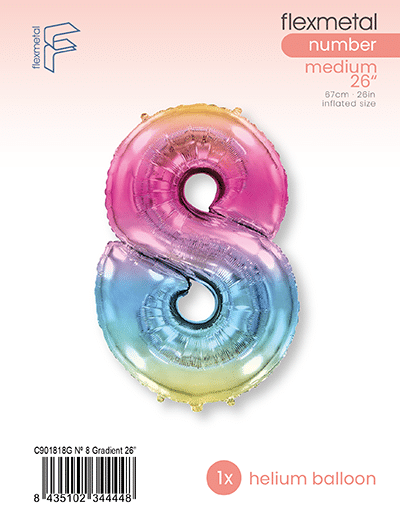 Number 8 - Single Pack, Gradient