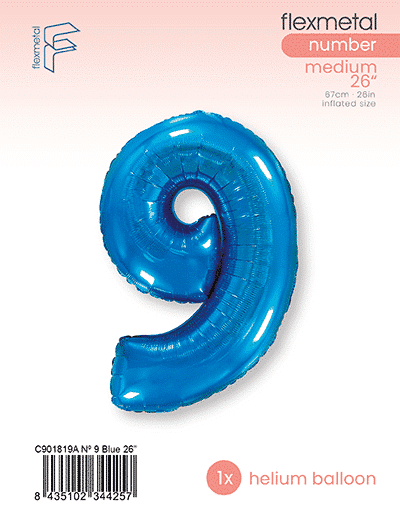 Number 9 - Single Pack, Blue