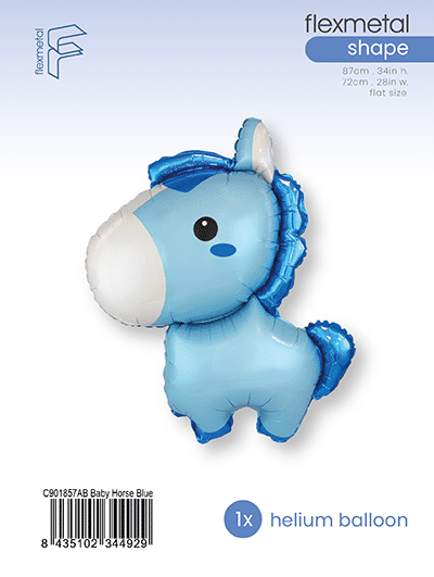Baby Horse - Single Pack, Pastel Blue