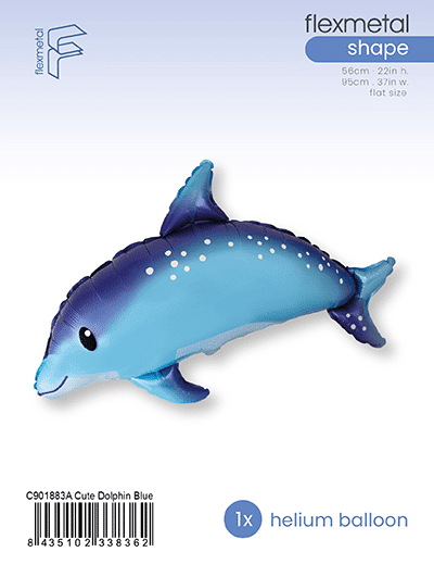 Cute Dolphin - Single Pack, Blue