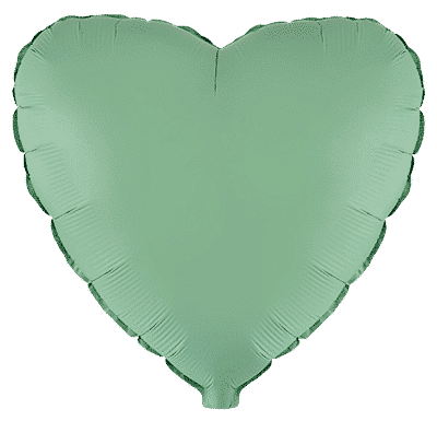 Heart - Regular (18" - 45 cm ), Matte Mint