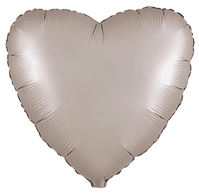 Heart - Regular (18" - 45 cm ), Matte Starlight Gold