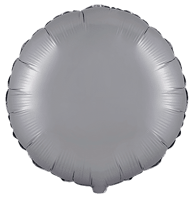 Round - Regular (18" - 45 cm ), Matte Moonlight Silver