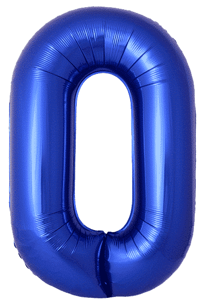 Number 0 Slim - 34"/86cm, Blue Reflex