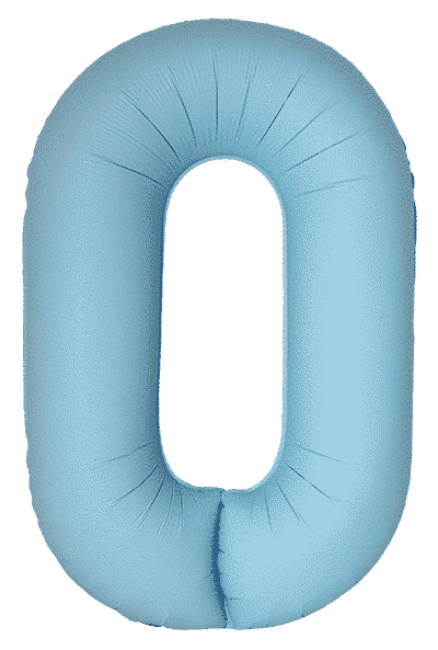 Number 0 Slim - 34"/86cm, Matte Baby Blue