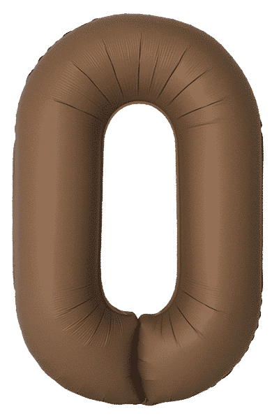 Number 0 Slim - 34"/86cm, Matte Choco Brown